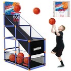 Arcade Basketball Game Set For Kids  Boy Toys Basketball Hoop With 4-5 Balls For