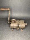 Antique Hand Crank Cast Iron Tobacco Meat Vegetable Cutter Grinder Ps w Co  112