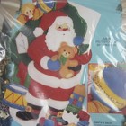 Vtg Bucilla Christmas Santas Sack Stocking Felt Applique Holiday Kit 82912 New