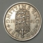 Vintage 1961 British 1 Shilling Coin  No Matter How It s Turned It Says 1961