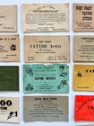 Tattoo Business Card Archive Bert Grimm Bob Shaw Col William Todd Rose Flash Ca