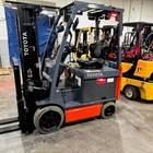 2022 Toyota 8fcbu20 4000lb Used Forklift Triple Mast Sideshift 1848 Hours
