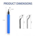 High Speed Steel Blade Deburring Tool Set For Metal Aluminum Copper Resin 10pcs