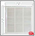 Ez-flo 18 In  X 18 In  Steel Return Air Filter Grille Steel Construction