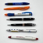 Vintage Drug Rep Pens 7 Mix Lexapro Crestor Zomig Plastic Metal Click Turn Clean