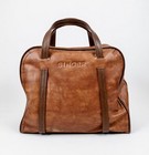 Vintage Singer Sewing Machine Travel Carrying Case Bag  vinyl faux Leather 