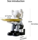 Kaws Resin Tray Organizer  Key Tray For Entryway Table  Home Table Decoration