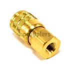 Foster Solid Brass Quick Coupler Air Hose Connector Fittings 1 4 Body X  1 8 Npt