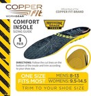 Copper Fit Men s Work Gear Heavy Duty Insoles For Standing All Day Triple Layers