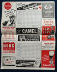 1942 Wwii Baseball Program Philadelphia A s- Tigers Unsc Gehringer  Blackburn