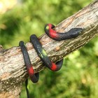 Realistic 29-inch Rubber Snakes - Set Of 4 For Garden Bird Deterrent