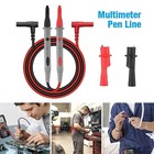 New Multimeter Test Leads For Fluke Meter Gold Plated Electrical Probes 20a