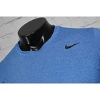 Nike Tennis Shirt Mens Size Medium Polyester Dri-fit Pink Blue Performance Gym 