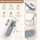 Mini Bag Sealer  2-in-1 Rechargeable Mini Heat Sealer   Cutter