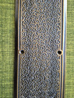 Antique Victorian Brass bronze Door Push Plate 4  By 20 