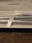 Silver Parker Pen And Pencil Set In Box
