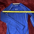 Under Armour Compression Heatgear Long Sleeve Royal Blue Shirt Size Medium