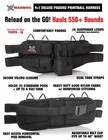 Maddog   4 1 Deluxe Padded Paintball Pod Holder Harness