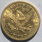 1907-d Liberty Gold  5 Coin Ungraded Pvc No Holder