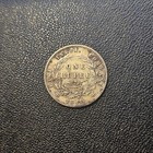 British East India Company 1840  917 Silver 1 Rupee  Queen Victoria   first Year