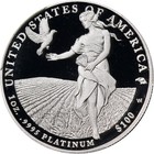 2011-w Platinum American Eagle  100 Pcgs Pr70 Dcam Blue Label
