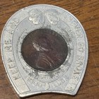 1946 Wheat Penny Encased Cent Good Luck Token Duquesne Pilsener Beer