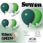 Suwen 153pcs Green Balloon Arch Kit Garland 18 153 Count  pack Of 1  