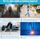 Threemart Hands Free Crutch  Stable And Comfortable Peg Leg Crutch Knee Crutches