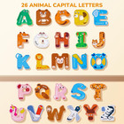 Magnetic Animal Alphabet Letters 26 Large Fridge Magnets Abc Learn For Kids Toys