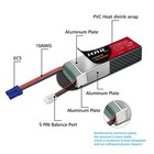 2pcs 14 8v 4s 9500mah 120c Ec5 Lipo Battery For Rc Car Helicopter Airplane Plane