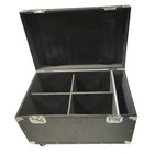 Resistant Scratch Flight Case With Wheels For 4pcs 19x4in1 Zoom Led Moving Light