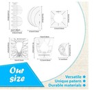 Quilting Ruler Template Set 6 Pcs Sewing Tool Kit       For Domestic Sewing Machine
