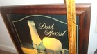 Vtg Miller Brewing Company Lowenbrau Dark Special Beer Lighted Hanging Bar Sign