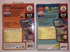 New Nip  lot Of 2  Leap Frog Pad Book   Cartridge Disney Incredibles  Sponge Bob