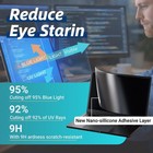 Magnetic 14 Inch Laptop Privacy Screen Filter 16 10 Removable Anti Glare Blue   