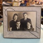 Vintage Antique Family Photo Cabinet Card Mom   Dad   Children Waukegan Il 5x7   