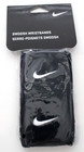 Nike Swoosh Wristbands Single Wide Black white Unisex Osfm