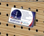4 Pack Pegboard Business Card Holder Clear Acrylic Rack Display