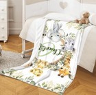 Personalized Baby Blanket For Girls Boys  Personalized Baby Blanket With Name 