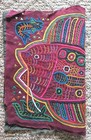 Latin America Original Kuna Appliqued Fish Motif Aquatic Mola Art Textile Panama