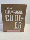 Huski Champagne Cooler Powder Pink Wine Chiller W  Bubblelock Stopper New Open
