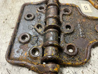 Pair Vintage Cast Iron Railroad Box Car Door Hinges Farm Fresh   B  
