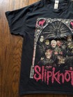 Slipknot World Summer Tour 2016 Band T-shirt Black Faded Large Gildan