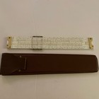 Vintage Keuffel   Esser 970 Engineers Slide Rule With Leather Case