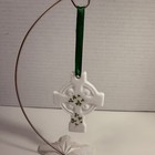 Royal Tara China Irish Ceramic Celtic Cross Ornamanet Double Sided Christmas