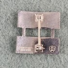Vintage Us Army Military Captain Rank Collar Shoulder Metal Pin Insignia Badge