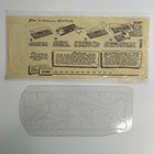 Vintage Craftaid Billfold Leather Template No  2100 Floral