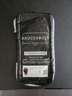 Bruce Bolt Chrome Series Premium Short Cuff Batting Gloves Adult M