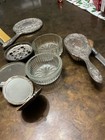 Vintage 7 Piece Silver Plated Vanity  Dresser Set