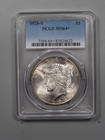 Bu 1926-s Silver Peace Dollar  Pcgs Ms64   rare Plus Grade 